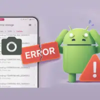 android camera not saving photos