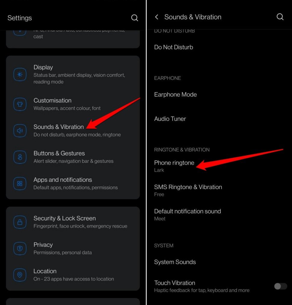 How to Fix Vibration Not Working on Android 2 android sound and vibration settings