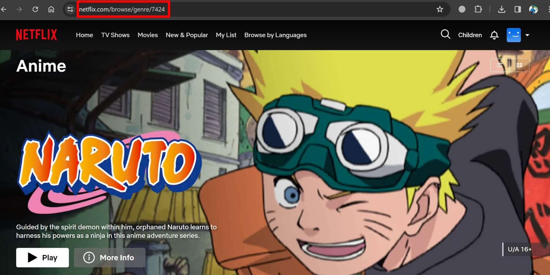 anime shows on Netflix