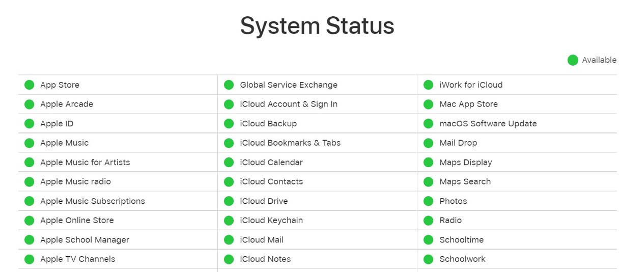 How to Fix Photos Not Loading on iPhone 6 apple ID system status