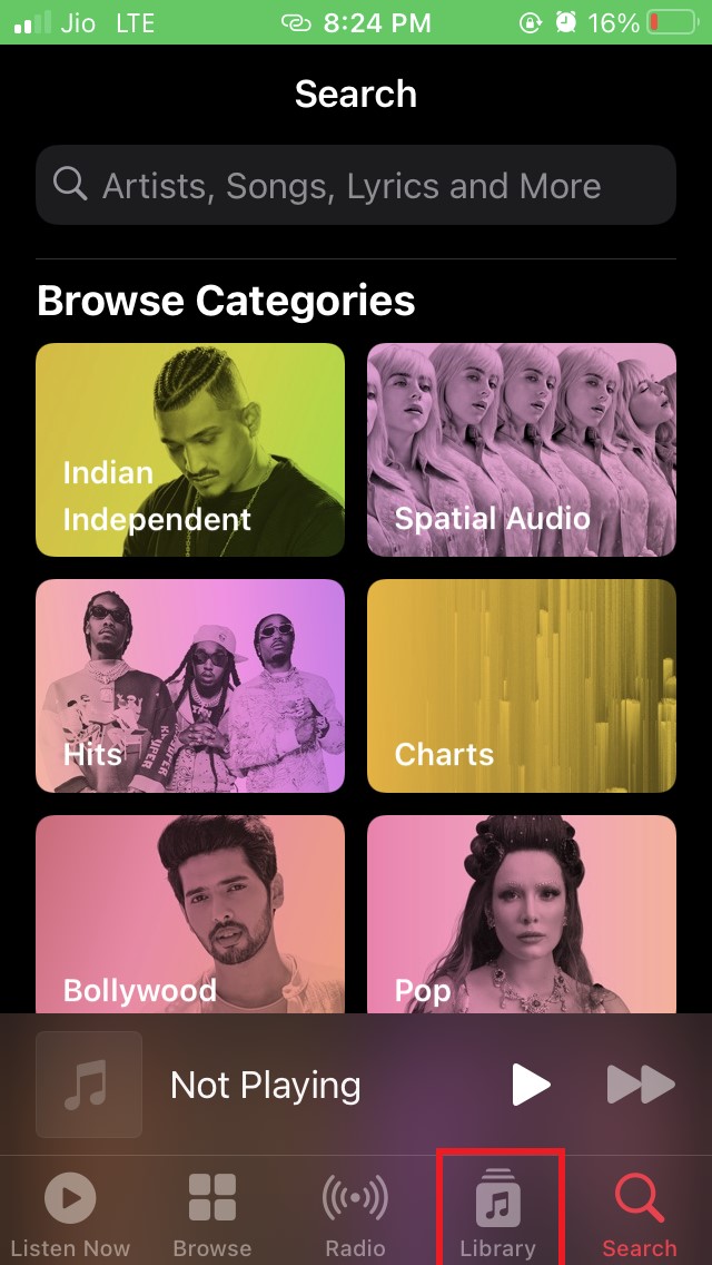 apple music library