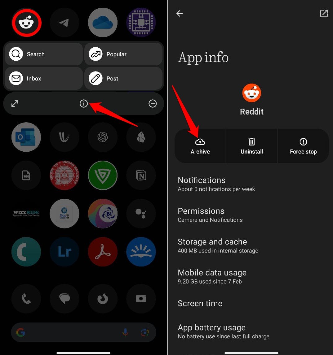 How to Archive an App in Android 15? 2 archive an unused app in Android 15