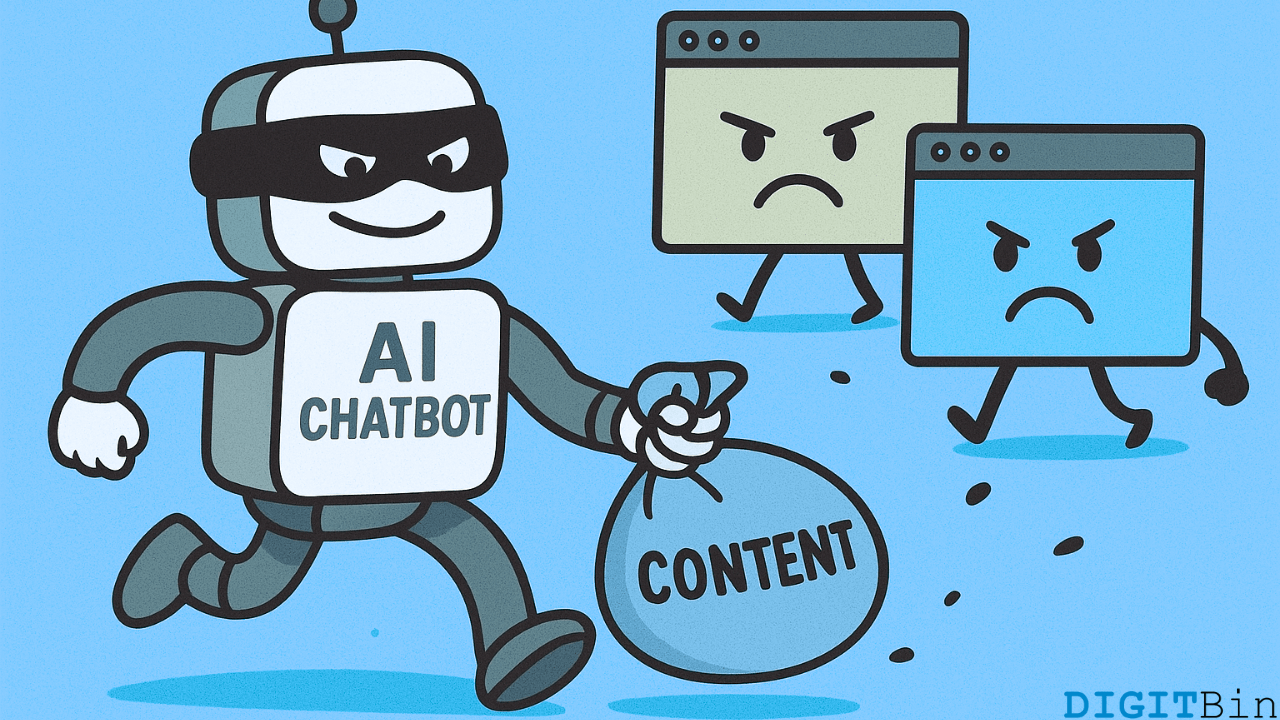 AI Chatbots have Become What Google Hates – Content Scrapers 1 are AI chatbots content scrapers