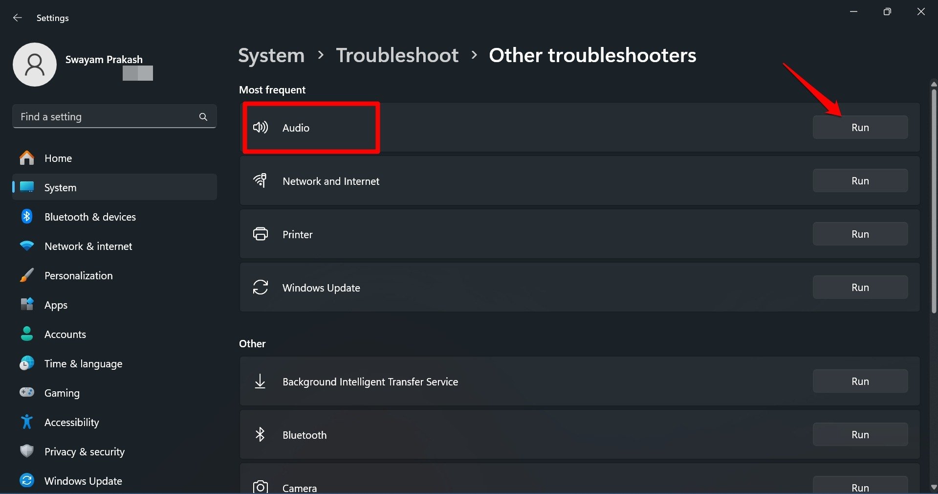 What to do if Windows 11 Volume Slider is Stuck on the Screen 8 audio troubleshooter utility