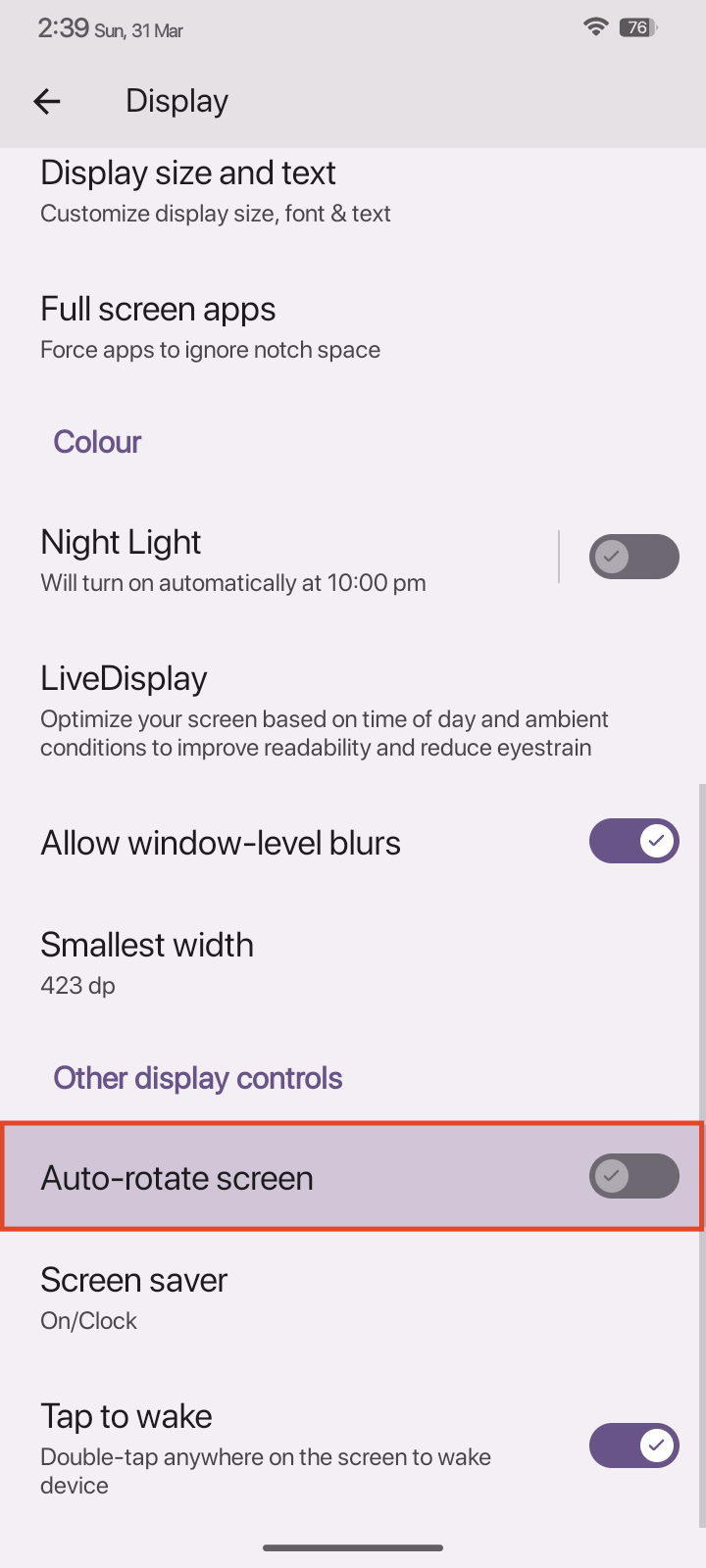 How to Fix Android Screen Rotation Not Working 3 auto rotate screen