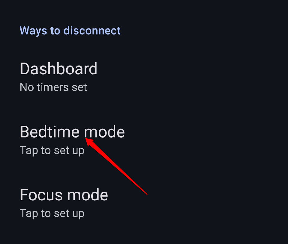 How to Enable Grayscale Mode on Android and iOS? 7 Scroll down and tap bedtime mode.