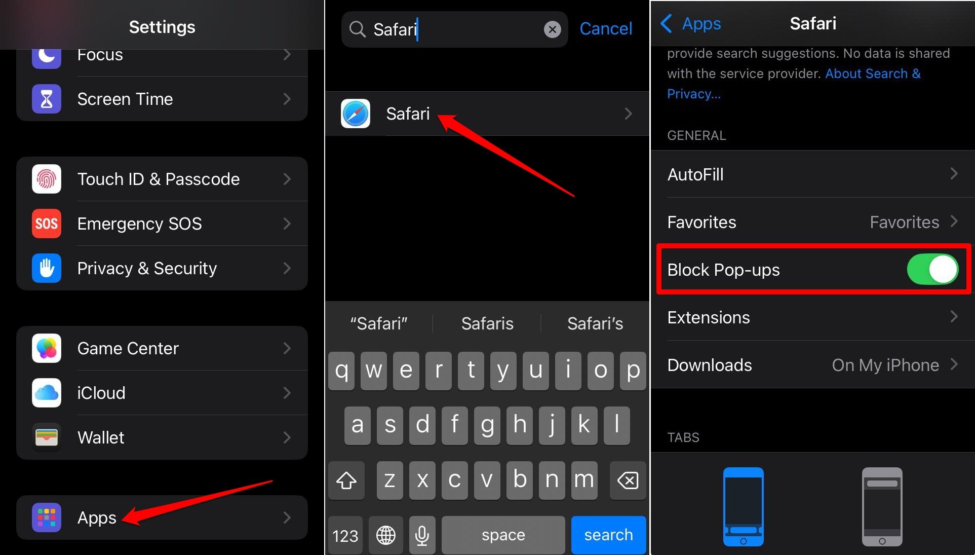 iPhone Settings you need to Change Right Now to improve iOS User Experience 24 block pop ups on Safari iOS