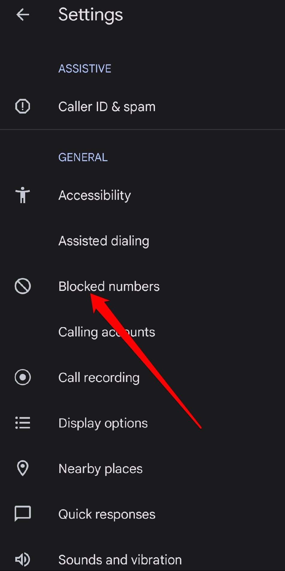 How to Stop Spam Robocalls on Android? 8 Tap Blocked numbers.