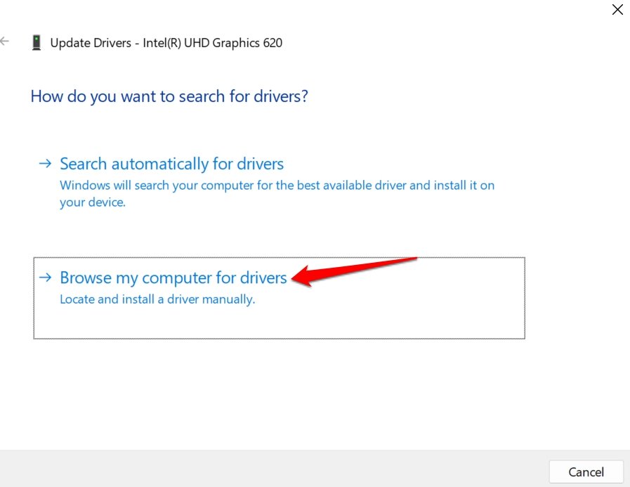 How to Fix Slow Boot Time in Windows 11 20 browse my computer for graphics driver Windows 11