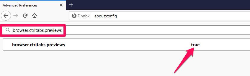 Best Firefox 'About:config' to Improve Browsing 19 browser.ctrltabs.previews