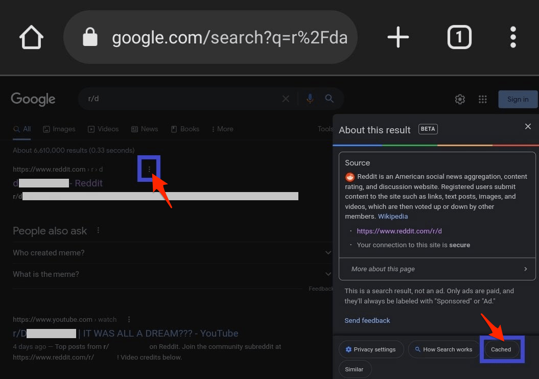 How to See Deleted Reddit Posts 11 cached reddit page