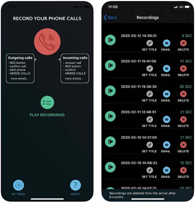 10 Best Call Recorder Apps for iPhone 10 callrec lite app for iOS