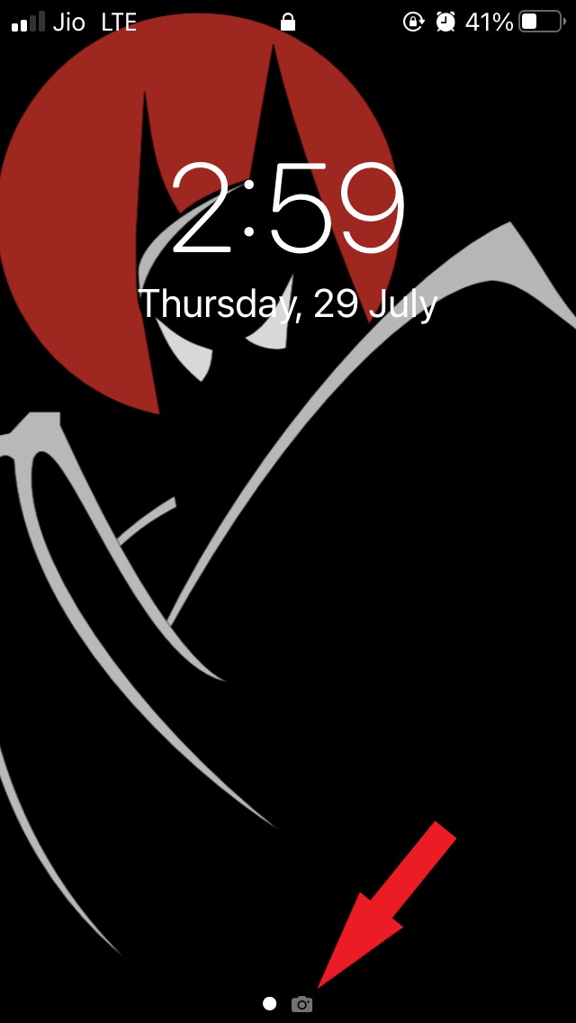 How to Disable Camera on iPhone Lock Screen? 6 camera app icon on iPhone lock screen