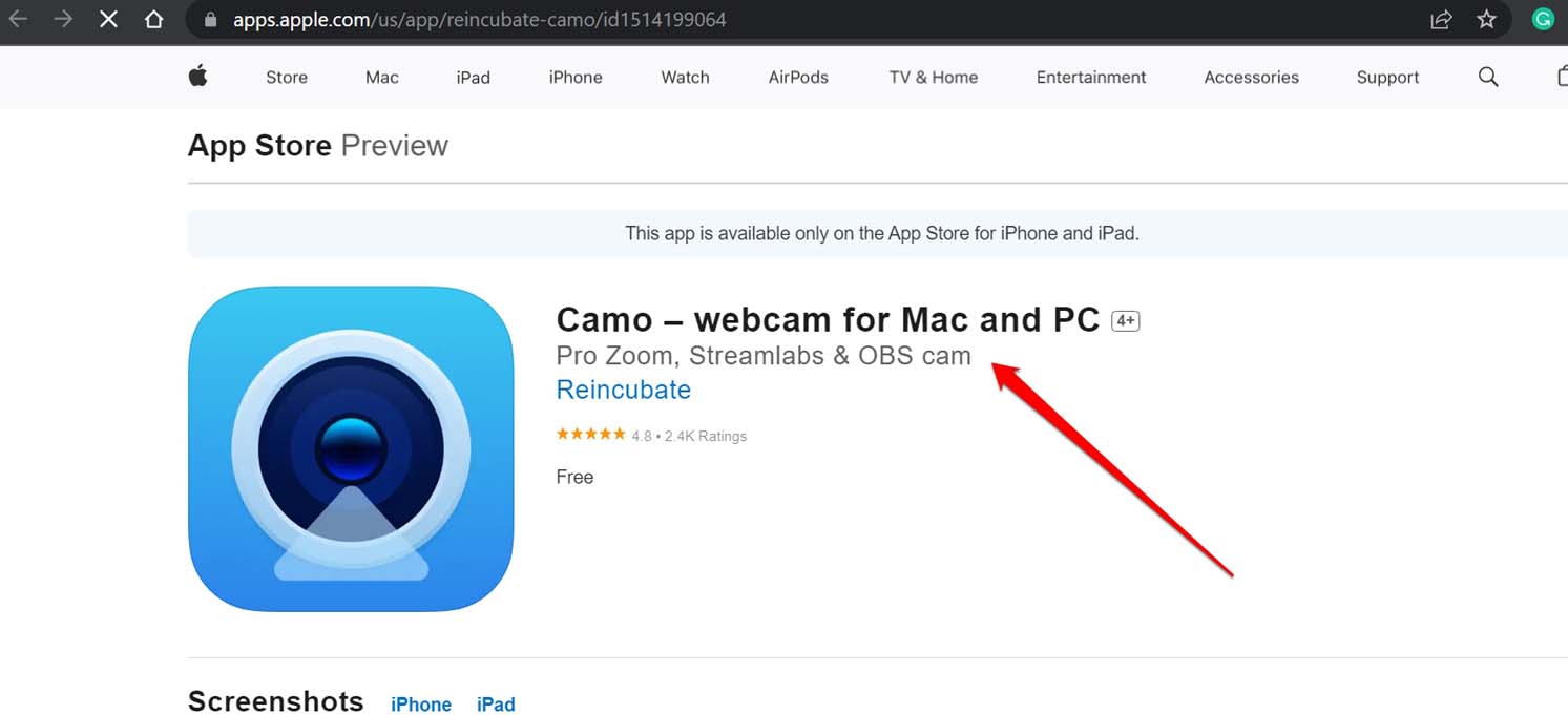 How to Use your Mobile as a Webcam on Windows 11? 6 camo webcam for iPhone