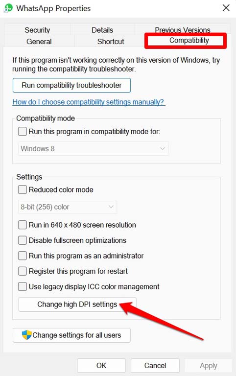 How to Fix Blurry Screen Issue on Windows 11? 6 change High DPI settings