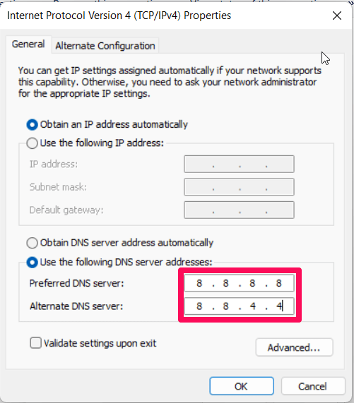 How to Fix Sea of Thieves High-Ping Issue? 5 Change your DNS Servers