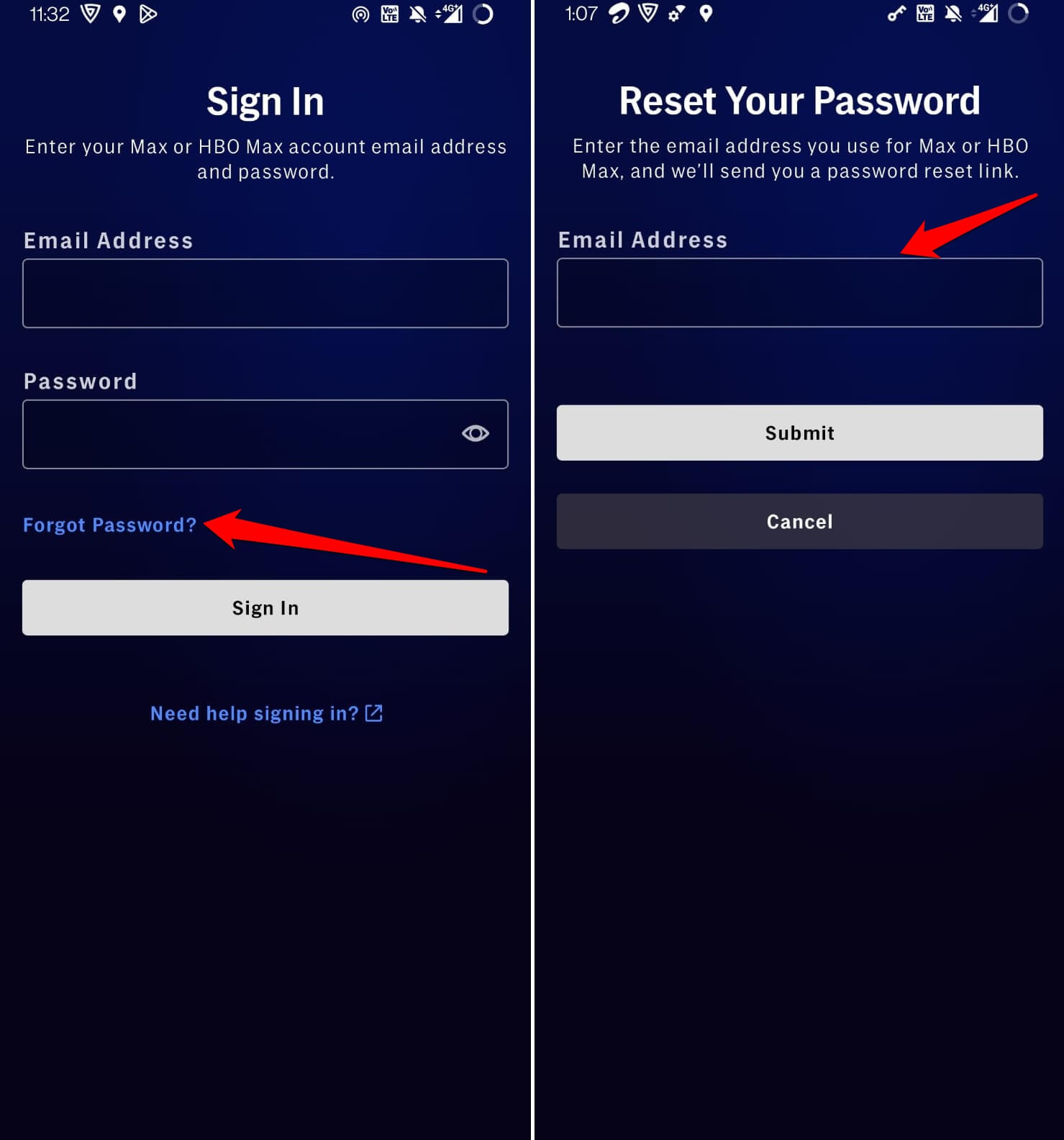 How to Fix Can't Login to Max App on Android? 5 change password of Max account