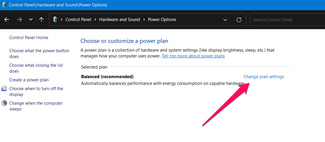 How to Fix 'Driver Power State Failure' BSOD Error on Windows 11 4 Check the power settings