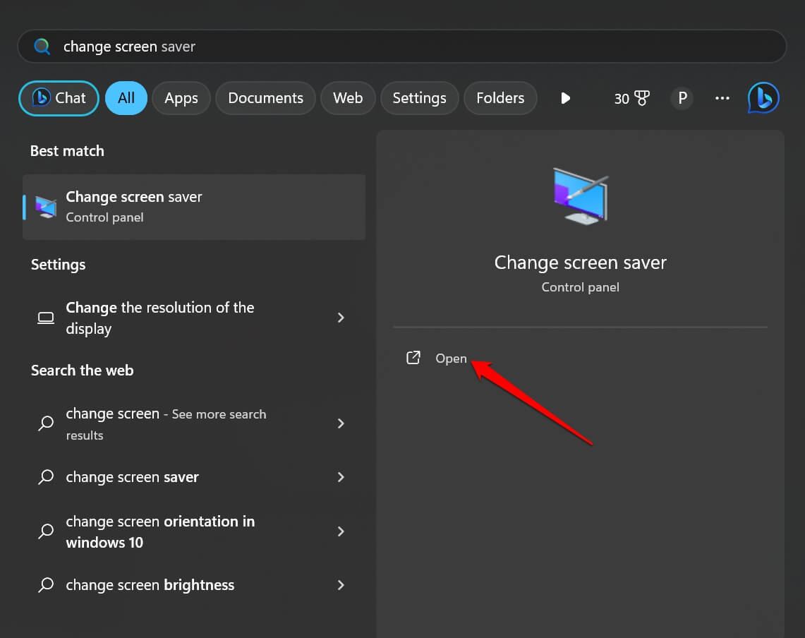 What to do if Lock Screen Timeout Not Working on Windows 11 2 change screen saver Windows 11