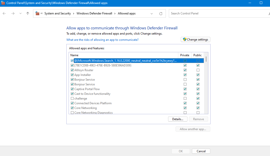 How to Fix Windows Mail Error Code 0x80040b0b? 3 Allow Mail Through Windows Firewall