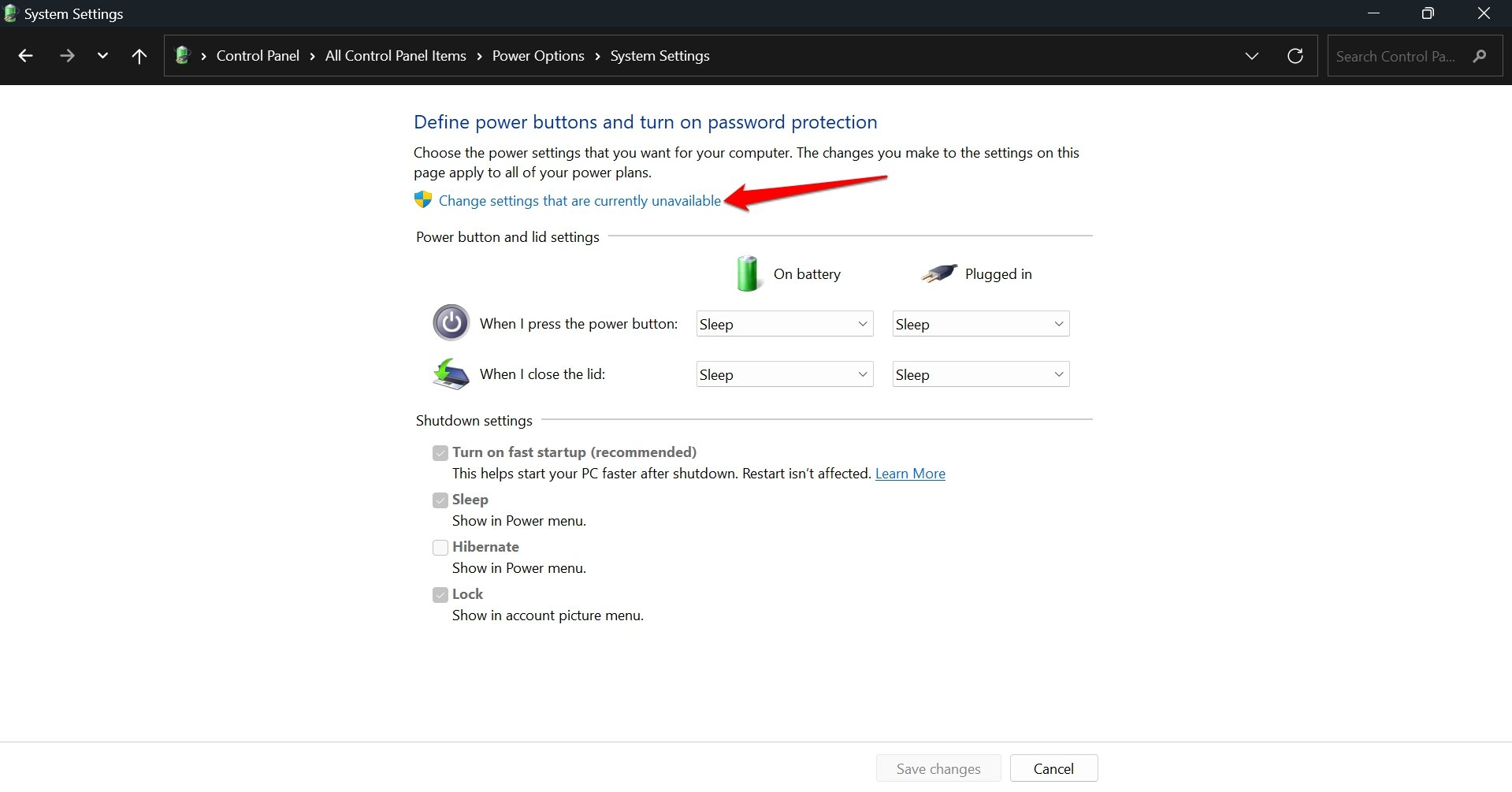 How to Fix Slow Boot Time in Windows 11 5 change settings that are currently unavailable