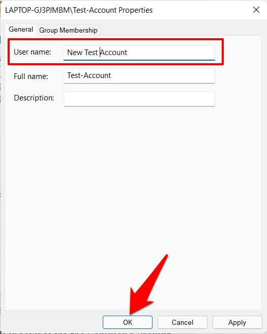4 Methods to Change your Username in Windows 11 7 change username in windows 11 using user account