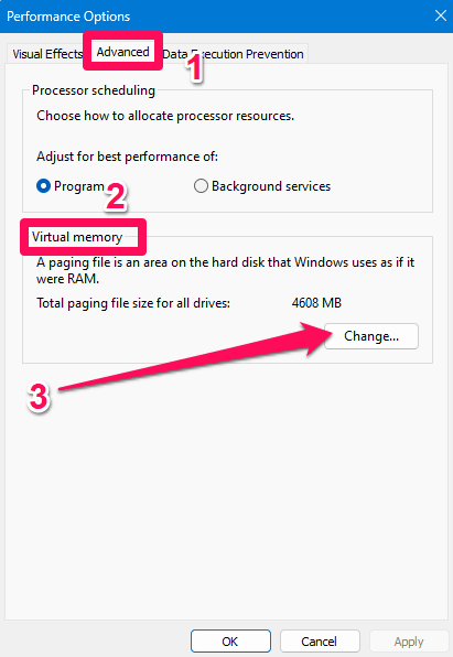 How to Fix Not Enough Memory Error in DirectX 12? 10 Increase the Paging File Size