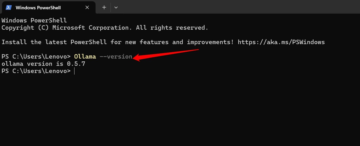 How to Install and Run Deepseek R1 Locally on your PC? 5 check Ollama version