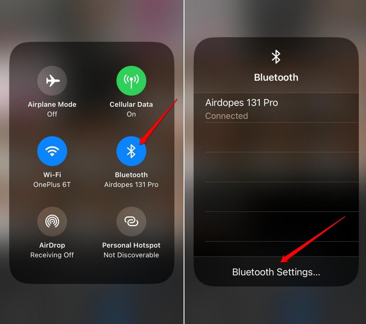 How to Fix iPhone Not Detecting Headphones 4 check for paired Bluetooth earphone on iPhone