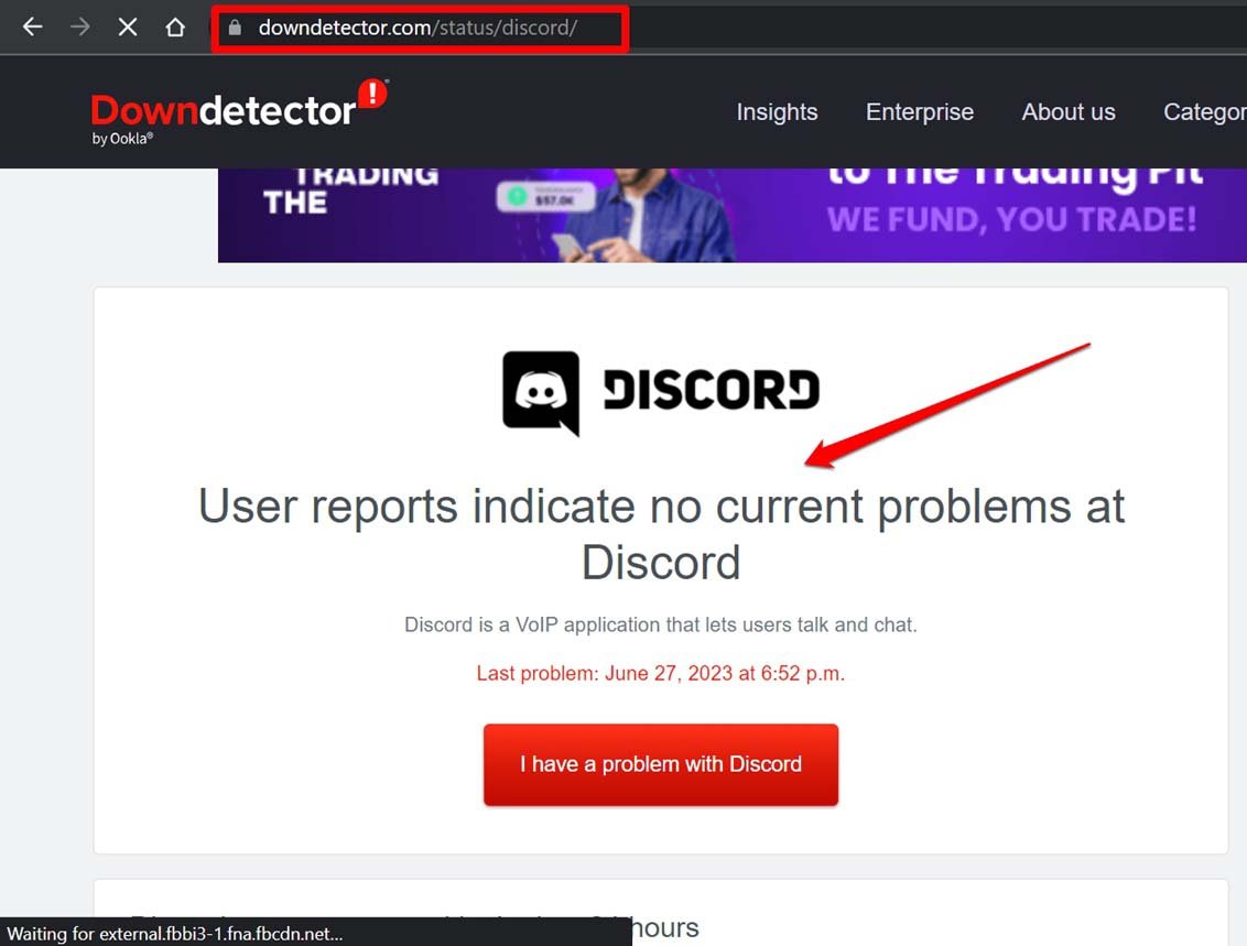 How to Fix "Midjourney The Application Did Not Respond" Error? 4 check if Discord is down
