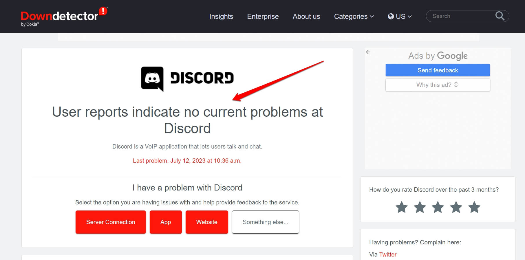 How to Fix Discord Stuck on Checking for Updates in Windows 11? 2 check if Discord servers are down