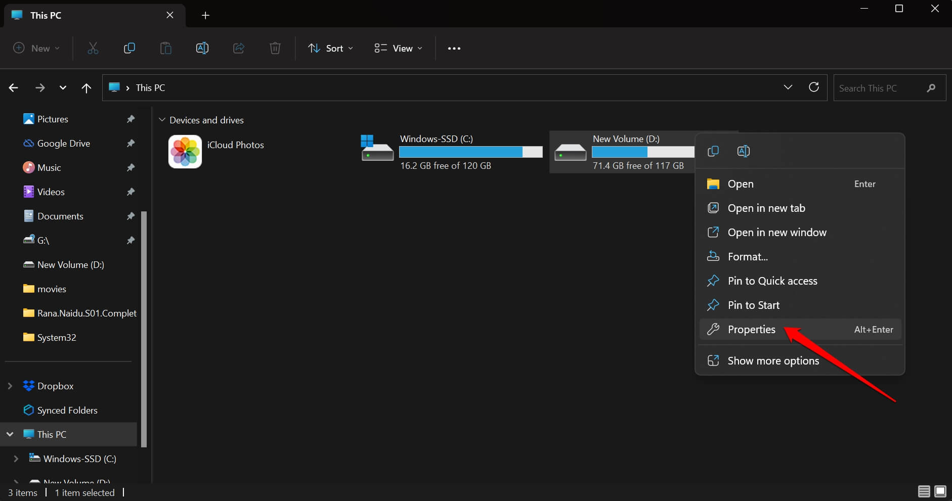 How to Fix 'Unspecified Error' When Copying File or Folder in Windows? 11 check properties of hard drive