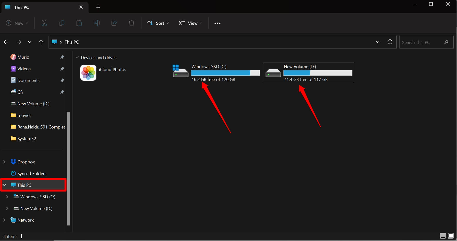 How to Fix 'Unspecified Error' When Copying File or Folder in Windows? 16 check the available storage on hard drive Windows