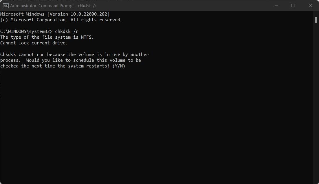 How to Fix Windows 11 Error Code 0x8000FFFF 4 chkdsk