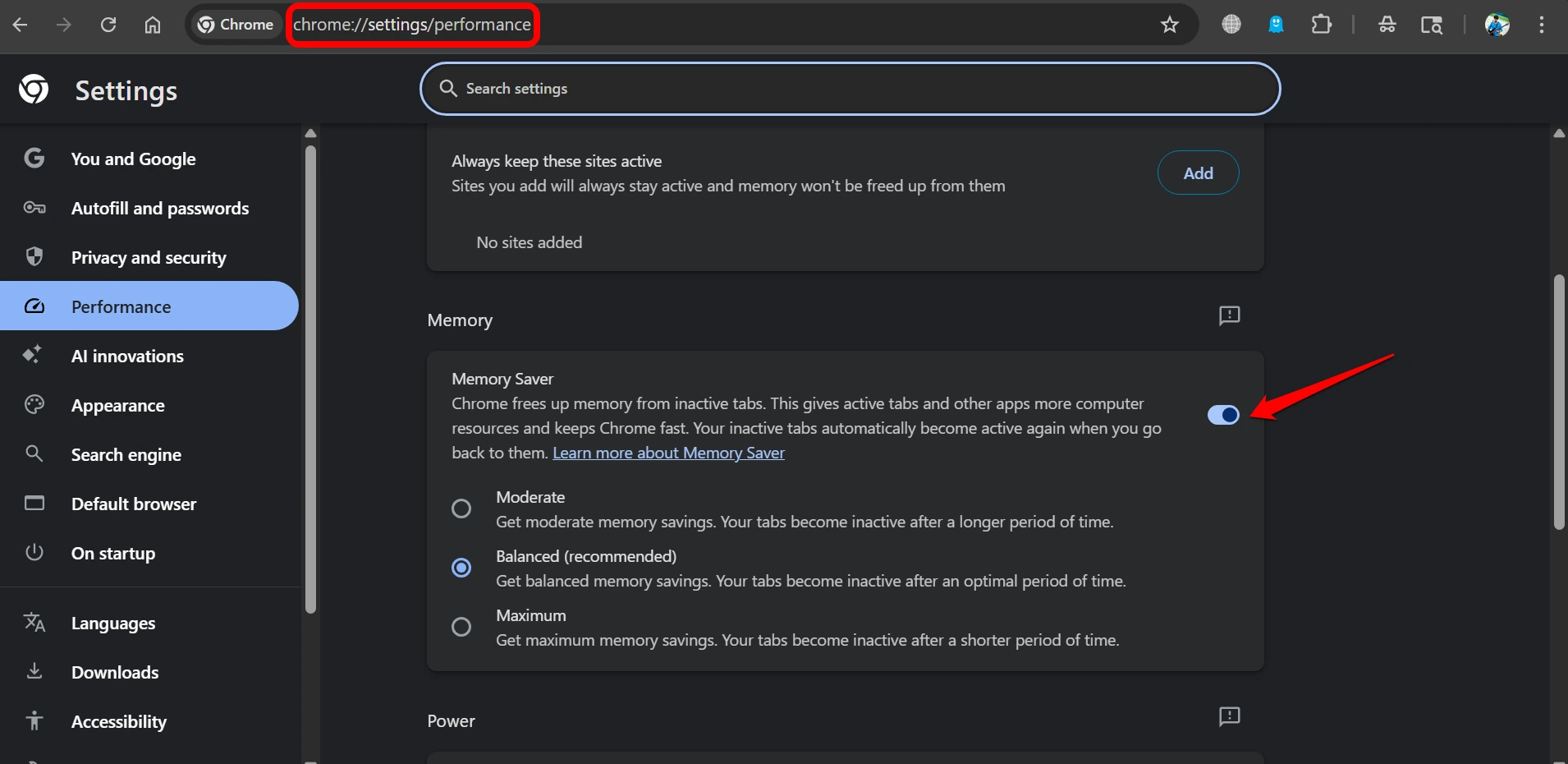 Chrome is Using 14GB of RAM on My Laptop – What's Actually Happening? 3 chrome memory saver feature