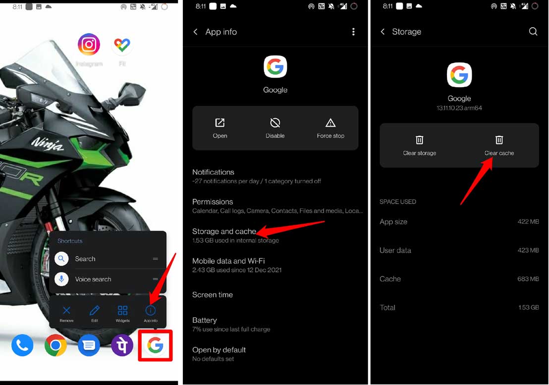 How to Fix Google App Battery Drain on Android Devices? 6 clear cache of Google app