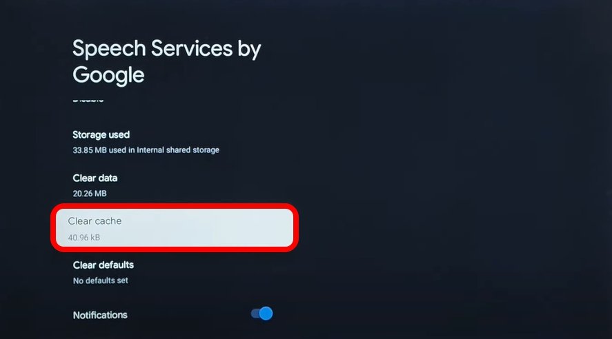 YouTube Voice Search Not Working on Smart TV: How to Fix? 26 clear cache of Google speech services