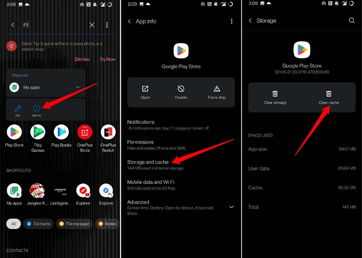 How to Fix Google Play Store 'Download Pending' Error? 3 clear cache of Play Store
