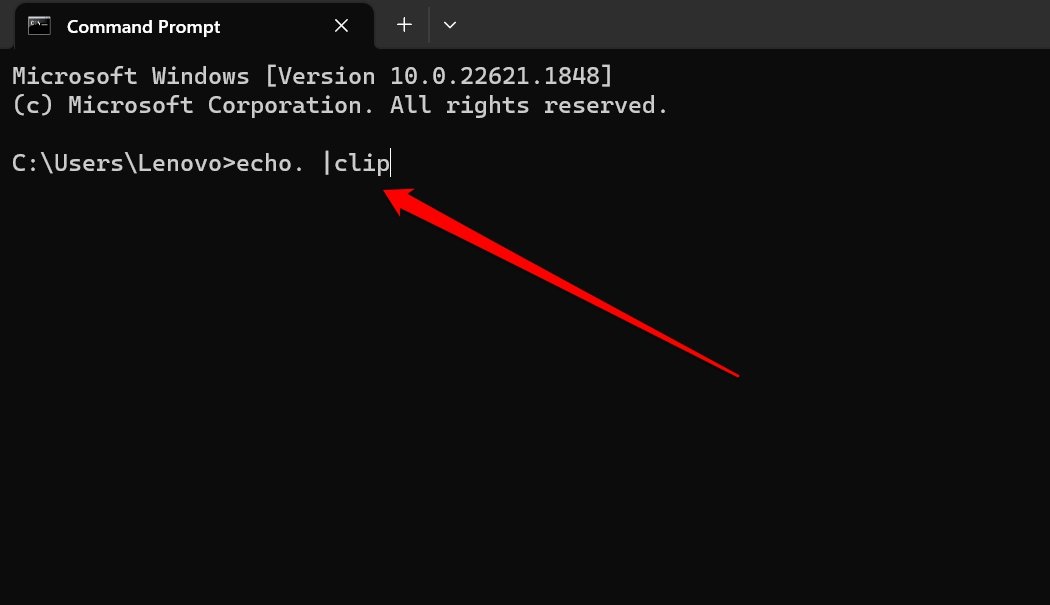 Top 6 Ways to Clear the Clipboard History in Windows 11 7 clear clipboard history using command prompt