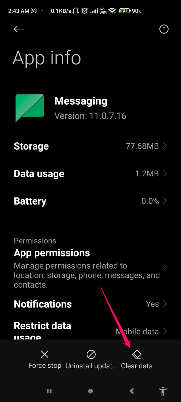 How to Stop Sending Duplicate Text Message on Android? 5 Clear Cache on the Messaging App