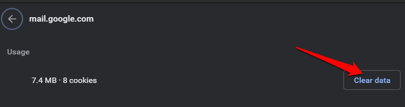 How to Fix Google Chat Not Working on Chrome? 5 A new 'Settings' tab would appear. In the Usage section, click the Clear Data' button.