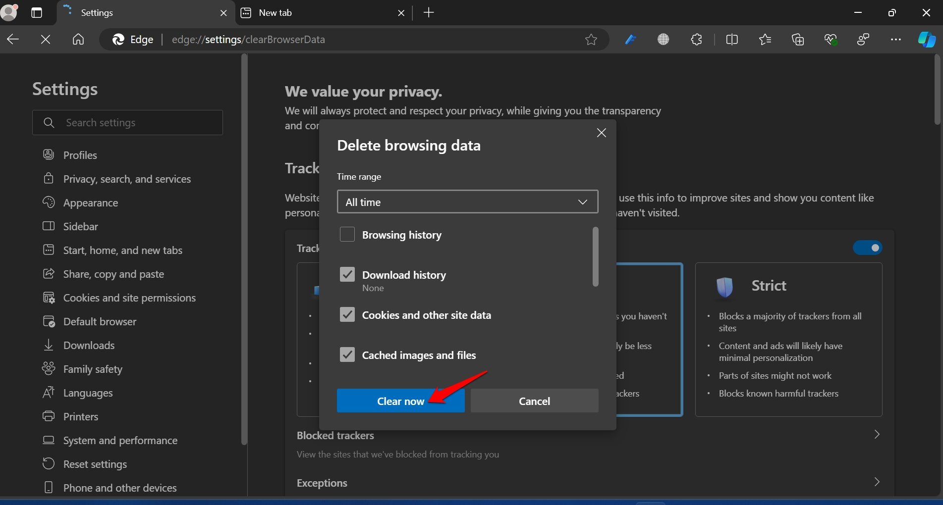 How to Fix “Microsoft Edge is Not Responding” in Windows 11 3 clear the browsing data on Edge browser