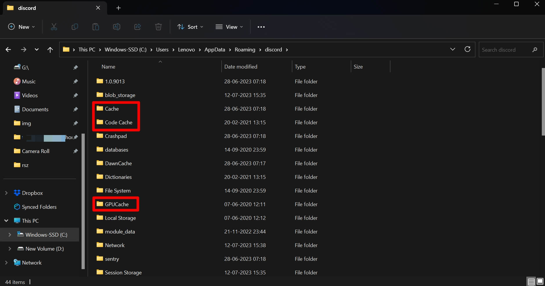 How to Fix Discord Not Working on Wi-Fi? 3 clear the cache of Discord