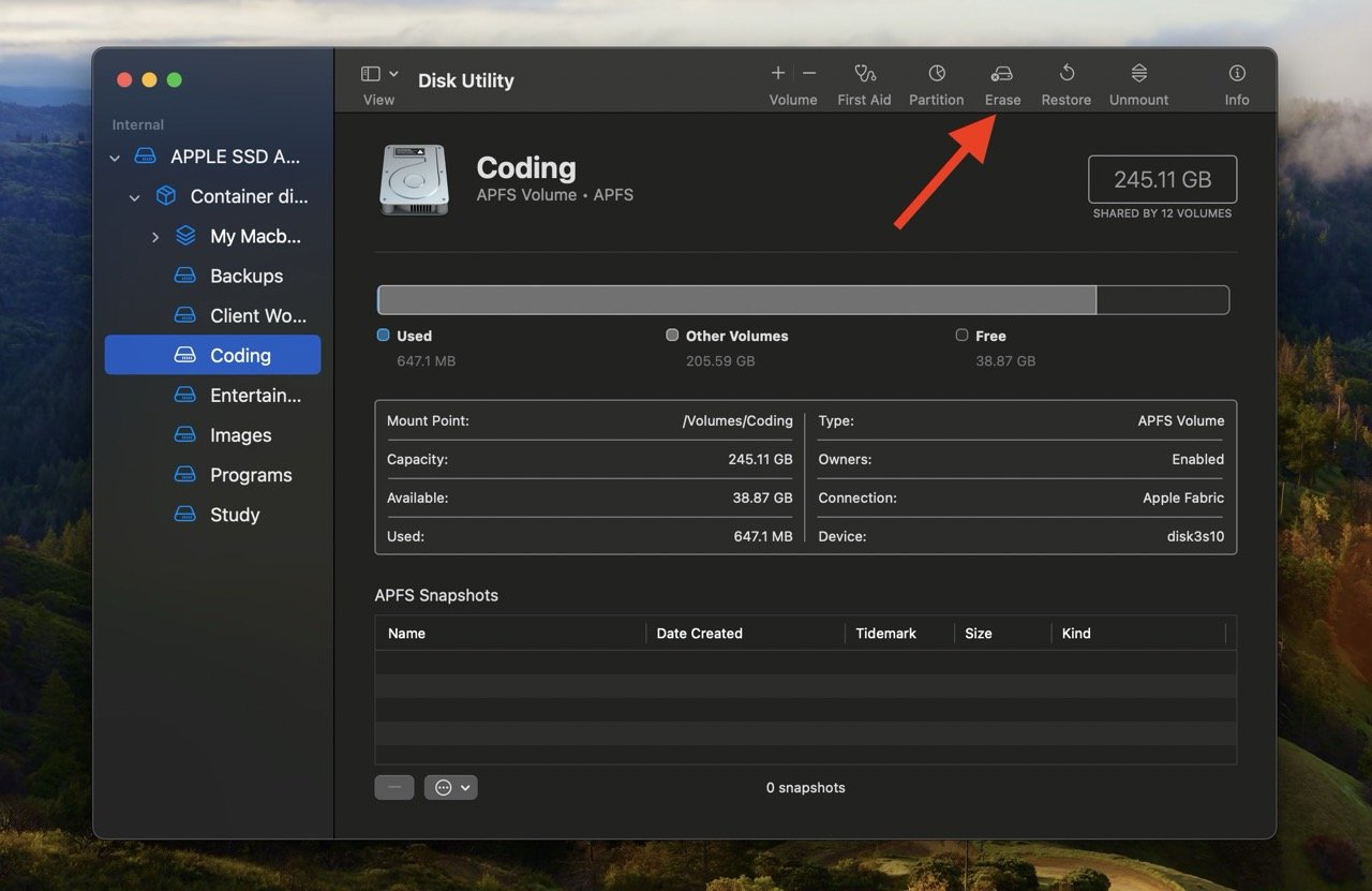 How to Format a Drive With GUID on Mac 4 Click Erase