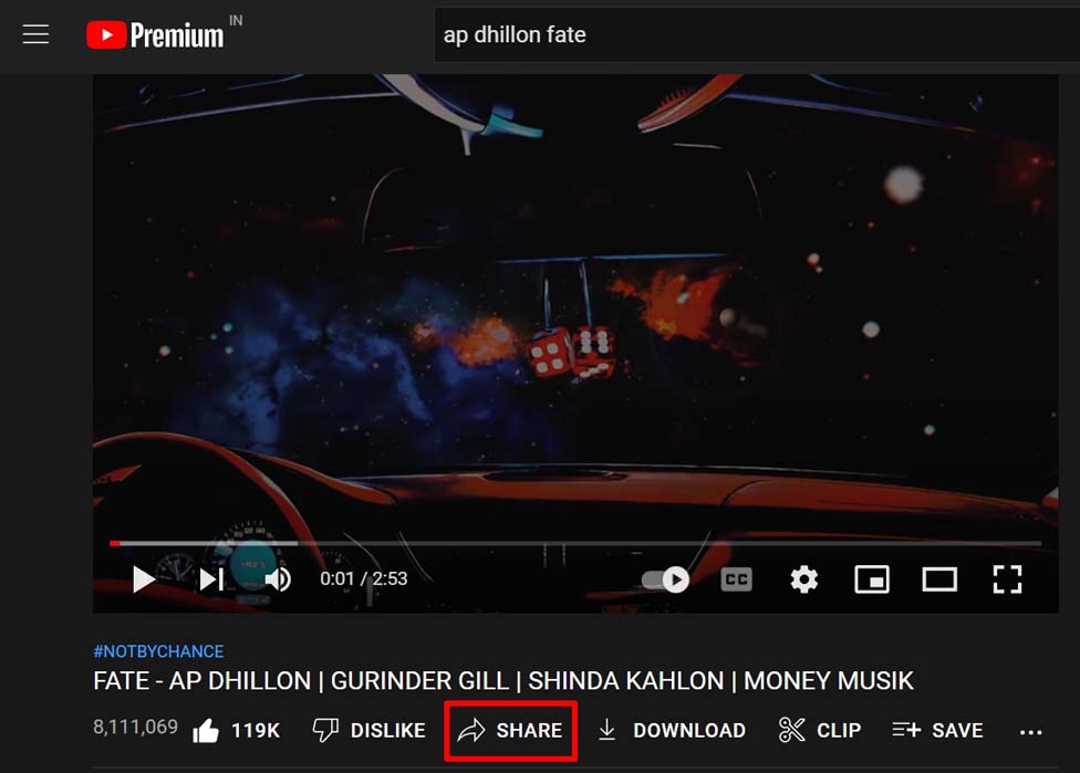 How to Fix Videos Not Playing in PowerPoint Presentation? 3 click on Share