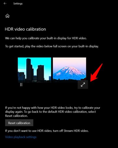 How to Improve Video Quality Windows? 4 click on the Reset Calibration button