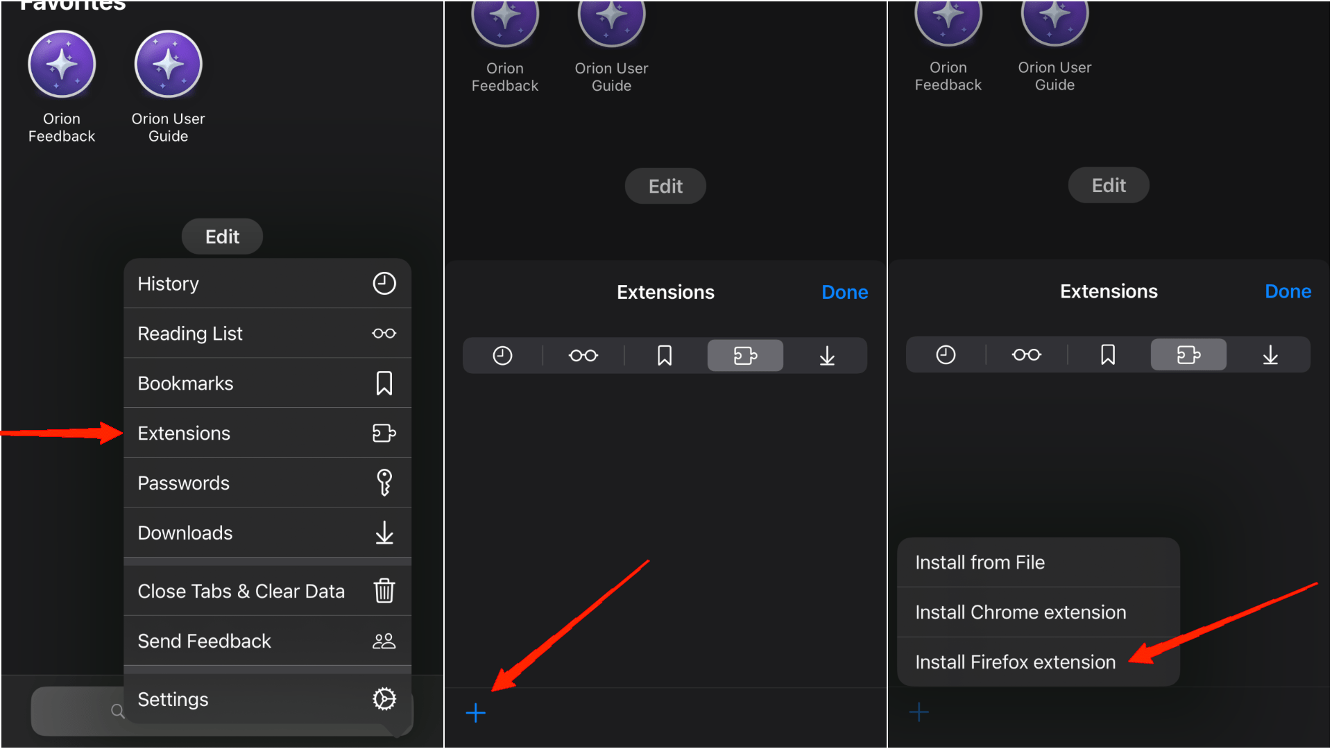 How to Use uBlock Origin on iPhone? 3 click on the add button and install the Firefox extension.