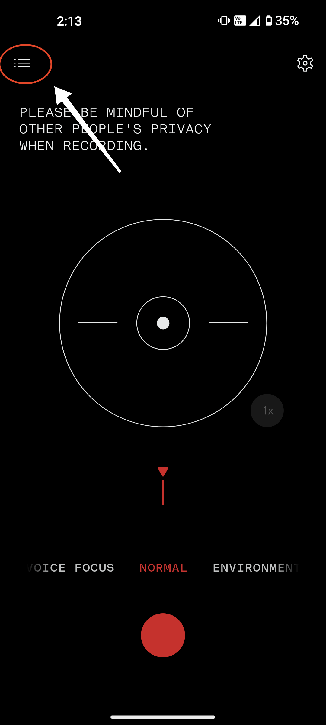 How to Record Calls on Nothing Phone 8 click on the hamburger menu