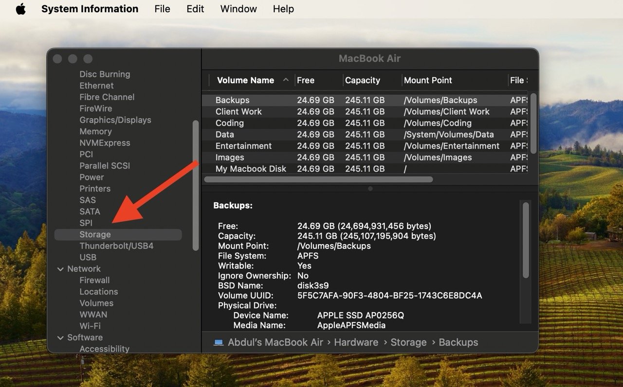 How to Check SSD Health on Mac 2 Click storage
