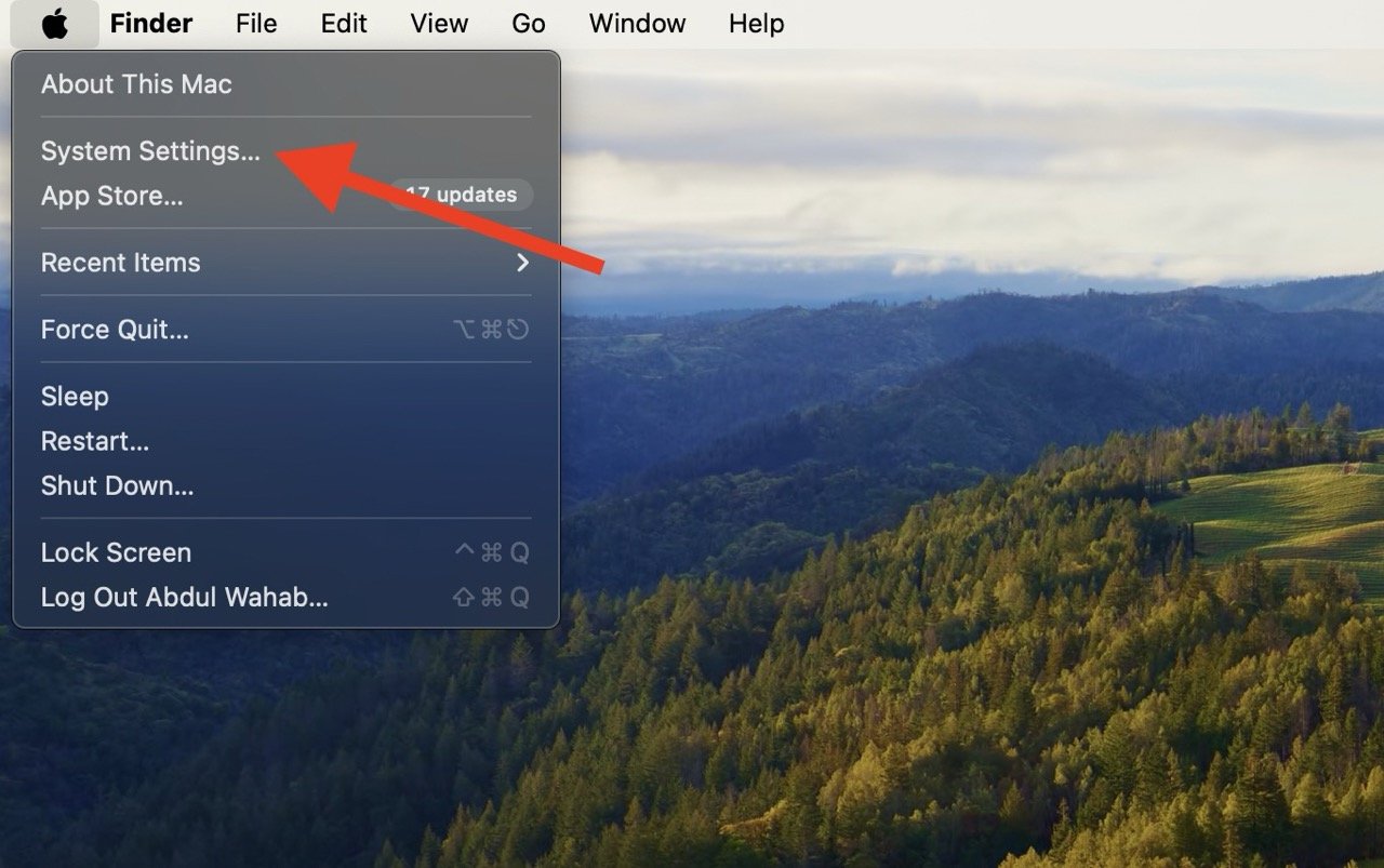 What to do if Touch ID isn't working on your Mac? 5 Click System Setting